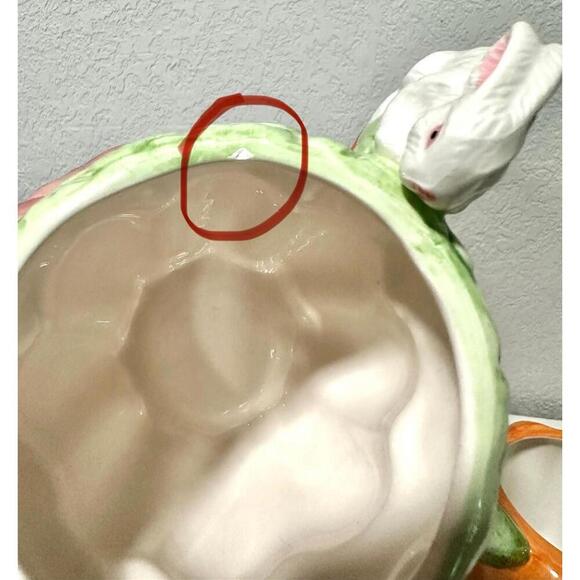 Asia Master Group - Vintage Easter Bunny/Carrot Teapot & 2 Cup Set - Picture 13 of 15